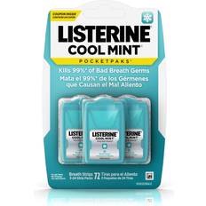 Listerine 72-Count Pocket Paks Breath Strips In Cool Mint