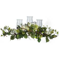 Plastic Bowls Nearly Natural Hydrangea Triple Candelabrum Centerpiece Bowl