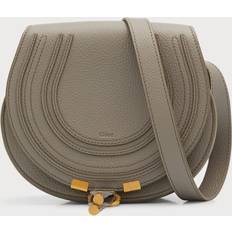 Marcie Mini Whipstitch Saddle Crossbody Bag CASHMERE GREY