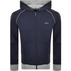Hugo Boss Outerwear Hugo Boss Piping And Logo with Stretch-Cotton Hooded Jacket