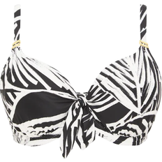 Polyamide Bikini Tops Panache Seychelles Mock Tie Bikini Top - Mono Print