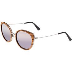 Earth Wood Unisex Oreti Polarized Black/Brown