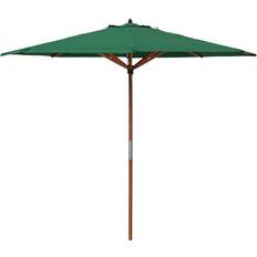 Rowlinson Green 2.7m Wooden Parasol +15Kg Base