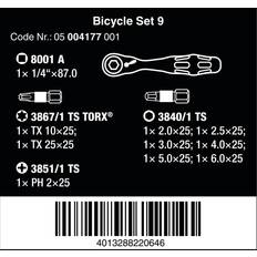 Set Hex Keys Wera Bicycle Set Zyklop Ratchet Screwdriver Mini Case Hex Key