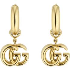 Gucci GG Running 18ct Hoop Earrings