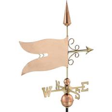 Good Directions Farmhouse Copper Banner Weathervane