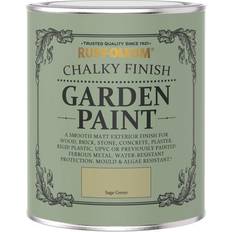 Rust-Oleum Chalky Finish 750 Garden Paint Wood Paint Yellow, Green 0.75L