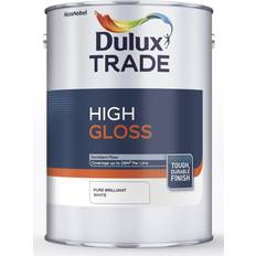 Dulux Trade High Gloss Wood Paint Pure Brilliant White 1L