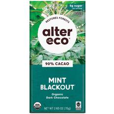 Alter Eco Superdark Chocolate Organic 90% Mint Blackout