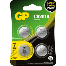 GP Batteries Litiumbatteri Knappcell CR2016, 3V, 4-pack