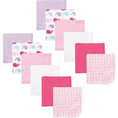 Luvable Friends Washcloths, 12-Pack, One Size Girl ONE SIZE