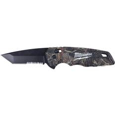 Milwaukee Hunting Knives Milwaukee Fastback 7-3/4 Flip Folding Spring Assisted Pocket Knife Camouflage 1 pk Hunting Knife