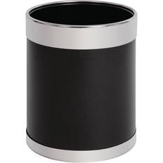 Bolero Black Waste Paper Bin with Rim