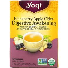 Yogi Tea Digestive Awakening Blackberry Apple Cider Caffeine Free