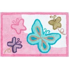 Homescapes Cotton Tufted Washable Butterfly Children Rug