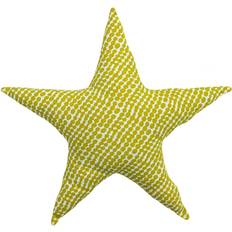 Cushions Kid's Room Kaleidoscope Little Furn. Printed Star Pre-filled Cushion Cotton Mustard/Grey