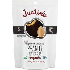 Justin's Peanut Butter Cups Super Dark Chocolate 4.2