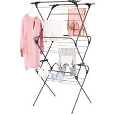 Stainless Steel Furniture Minky Premium Sure Grip 3 Tier Airer Gunmetal Clothes Rack 69x141cm