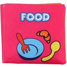 Aquarius Non-Toxic Soft Infant Early Learning Baby Cloth Book[Food] Doodle