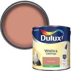 Dulux Silk Emulsion Paint, 2.5L, Copper Blush Wall Paint, Ceiling Paint Orange, Yellow