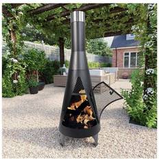 BillyOh Austin Metal Chiminea Fire Pit