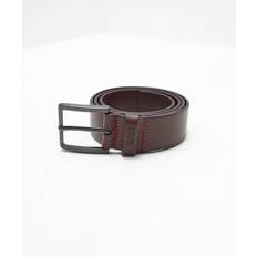 Grey - Men Belts Hugo Boss Gionio Leather Belt