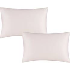 Polyester Pillow Cases Catherine Lansfield Silky Soft Satin Pillow Case Silver