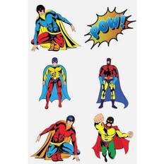 Cheap Stickers 72 Super Hero Temporary Tattoos Party Bag Fillers Kids