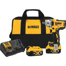 Dewalt 20V MAX* Tool Connect 1/2" Mid-Range Impact Wrench with Detent Pin Anvil Kit