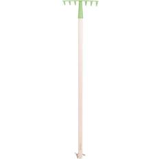 Bigjigs Toys Long Handled Gardening Tools Soil Rake