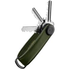 orbitkey Olive Saffiano Leather Organiser - Green