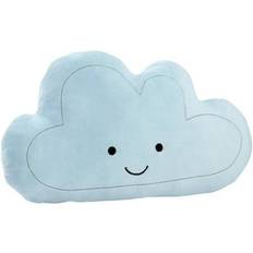 Little Love by NoJo Happy Clouds Throw Pillow