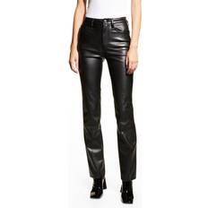 Staud Chisel Faux-Leather Trousers