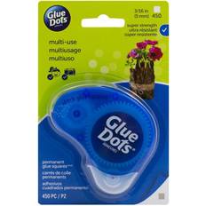 Glue Dots Non-Refillable Runner-Permanent Squares .1875" 450/Pkg