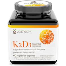 Youtheory K2 D3 Essential Daily Vitamins 60 pcs