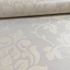 Grandeco Plush Glitter Wallpaper Taupe A14005 Full Roll