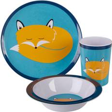 Premier Housewares Mimo Kids Felix Fox Dinner Set