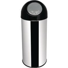 Bolero Stainless Steel Push Top Bullet Bin