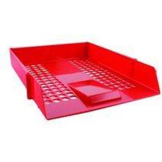 Red Paper Storage & Desk Organizers Q-CONNECT Letter Tray Red CP159KFRED