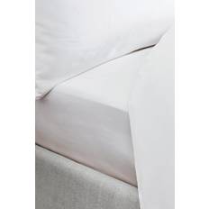 Bianca Cotton Sateen 400 Thread Count Fitted Bed Sheet White