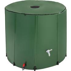 PVC Rain Barrels tectake Rainwater Tank 750L