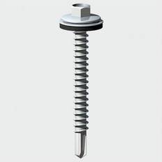 Timco 5.5 x 80mm Hex Head Self Drilling Heavy Section TEK Screws With 16mm Washer Qty 100