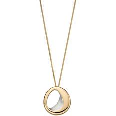 Fiorelli Sterling & Plated Organic Shape Necklace