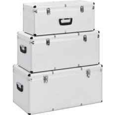 Aluminium Boxes & Baskets vidaXL 91852 Storage Box 3pcs