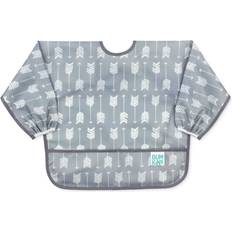 Bumkins Sleeved Bib Grey Arrow 1 Unit