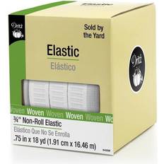 Elastic Bands Dritz Woven Non-Roll Elastic 3/4"X18yd-White