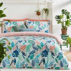 Furn. Guava Double Duvet Cover Pink, White, Blue, Green