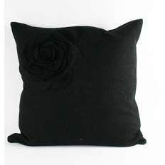 Wool Cushion Covers Riva Home Lotus Cushion Cover Cushion Cover Black (45x45cm)