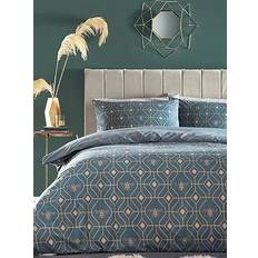 Furn Bee Deco Duvet Cover Blue, Beige (200x200cm)