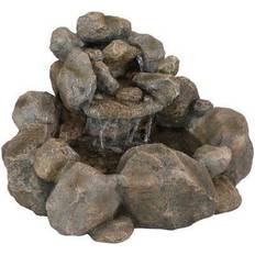 Sunnydaze Decor 18 in. Rocky Ravine Outdoor Fountain